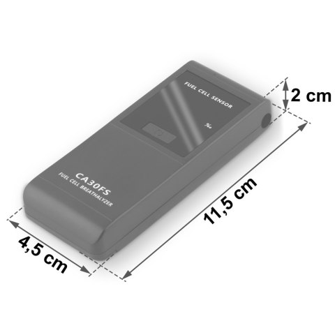 Alkomat elektrochemiczny CA 30FS + ustniki