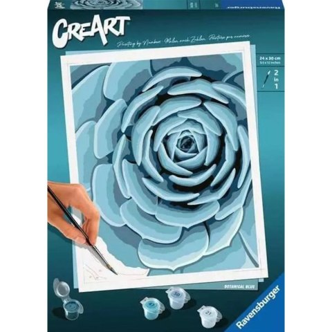 CreArt Botanical Blue Malowanie Po Numerach Ravensburger 23610