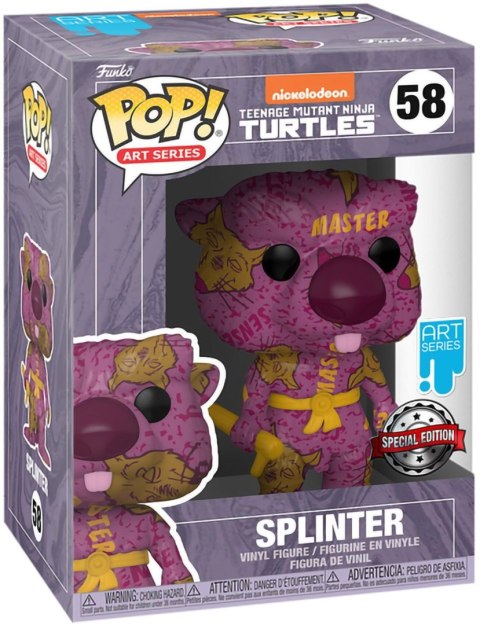 Funko POP! Art Żółwie Ninja Splinter Edycja Specjalna 58 60107