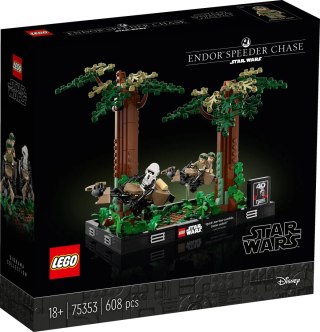 LEGO Star Wars Diorama Pościg na Ścigaczu Przez Endor 75353