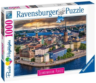 Ravensburger Puzzle 2D 1000 elementów: Puzzle skandynawskie miasto widok 16742