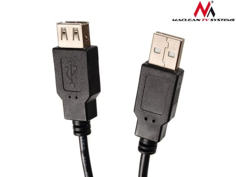 Kabel USB 2.0 Maclean, gniazdo-wtyk, 3m, MCTV-744