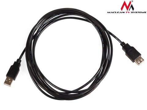 Kabel USB 2.0 Maclean, gniazdo-wtyk, 3m, MCTV-744