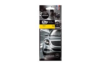 Odświeżacz powietrza aroma car city card black