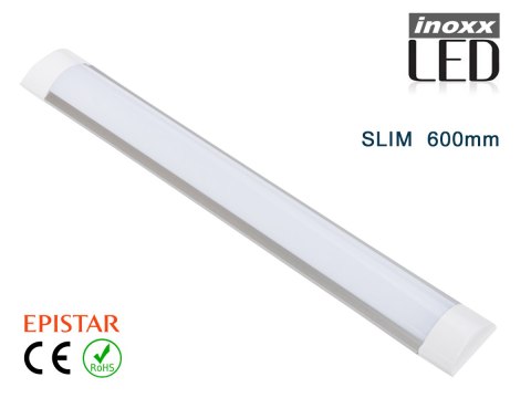 Lampa liniowa natynkowa panel led slim 60cm 18w 6000k zimna