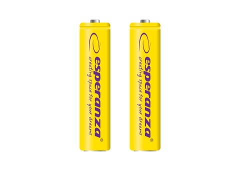 EZA101Y Esperanza akumulatorki ni-mh aaa 1000mah 2szt.żółte