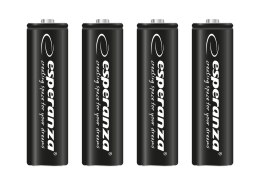 EZA106 Esperanza akumulatorki ni-mh aa high-capacity 2600mah 4szt czarne