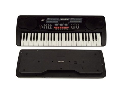 Keyboard Organy 54 Klawisze Zasilacz Mikrofon MK-632