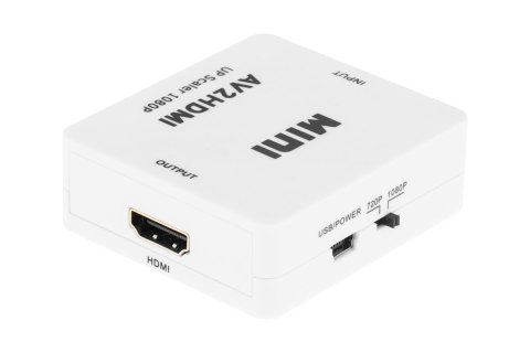 Konwerter sygnału gniazdo AV - CHINCH CVBS + AUDIO - gniazdo HDMI