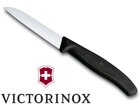 Nóż kuchenny gładki Victorinox 8cm czarny