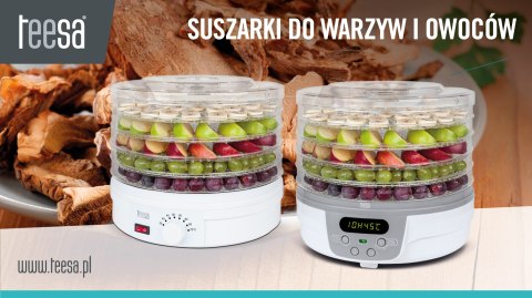 Suszarka z LCD do grzybów, warzyw i owoców