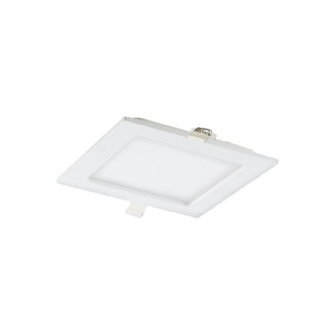 AKMAN LED 18W, oprawa downlight, podtynkowa, kwadratowa, 1300lm, 3000K, biała, wbudowany zasilacz LED