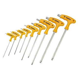 Klucze Torx typu "T" T10-T50, zestaw 9 szt.