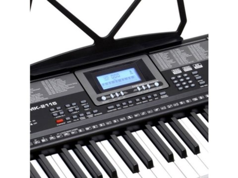 Keyboard MK-2115 Organy, 61 Klawiszy, Zasilacz, Podświetlane Klawisze