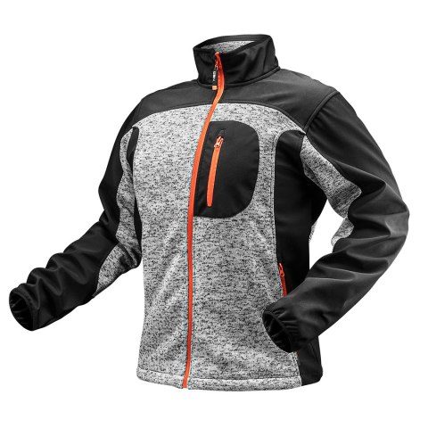 Bluza dziana wzmacniana tkaniną softshell, rozmiar M