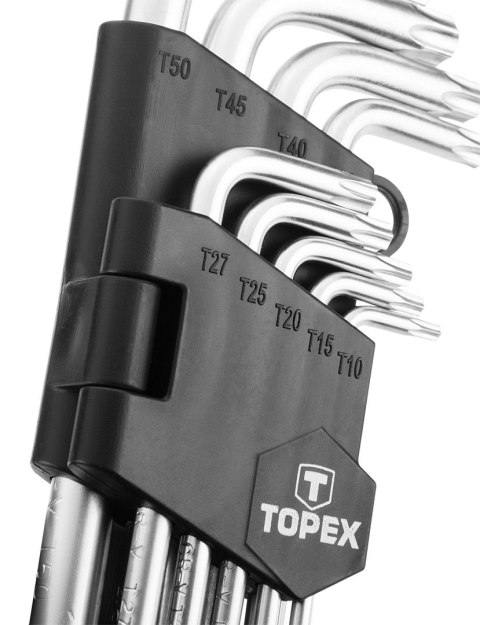 Klucze Torx T10-T50, zestaw 9 szt.