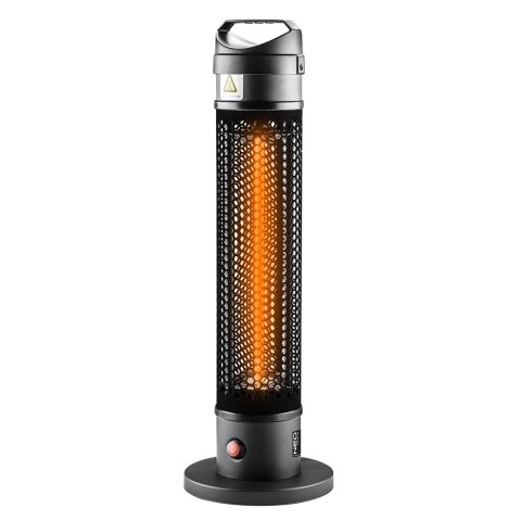 Promiennik stojący 1000W, IP44, element grzejny carbon fiber lamp