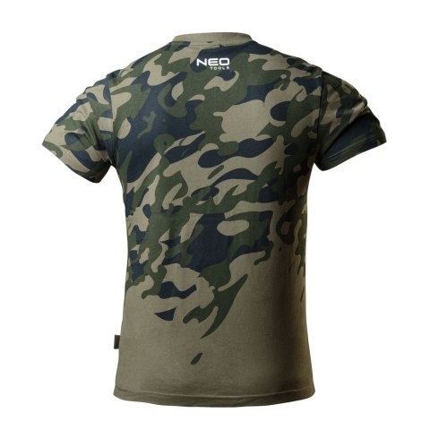 T-shirt roboczy z nadrukiem CAMO, rozmiar XXL