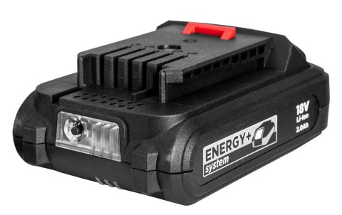 Wiertarko-wkrętarka akumulatorowa Energy+ 18V, Li-Ion, uchwyt 10 mm, aku 2Ah, ład, karton