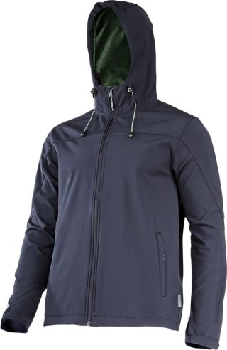 Kurtka softshell z kapt. czarna, "2xl", ce, lahti