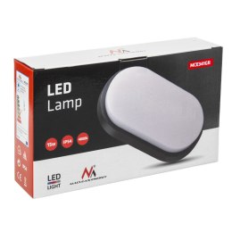 Lampa LED ścienno sufitowa Maclean, kolor szary, GR 1100lm, 15W, IP54, kolor światła naturalny biały (4000K), MCE341