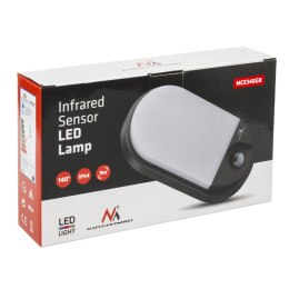 Lampa LED z czujnikiem ruchu Maclean, czujnik na podczerwień, kolor szary, 15W, IP54, barwa naturalna biała (4000K), 1100lm, MCE