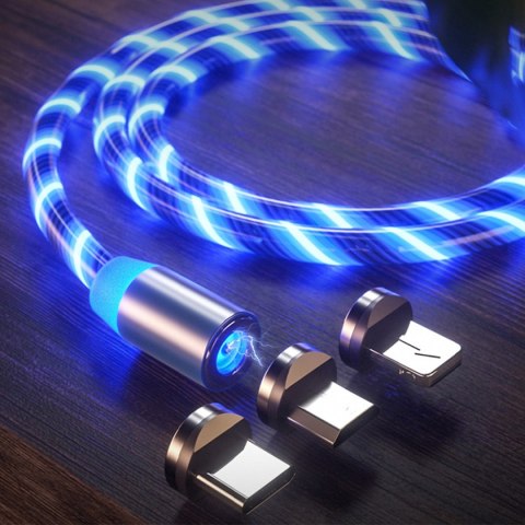 KK21S Magnetyczny kabel 3 w 1 led