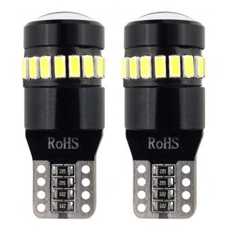 Żarówki led canbus 18smd 3014 + 1smd 1smd t10 w5w white 12v 24v amio-02446