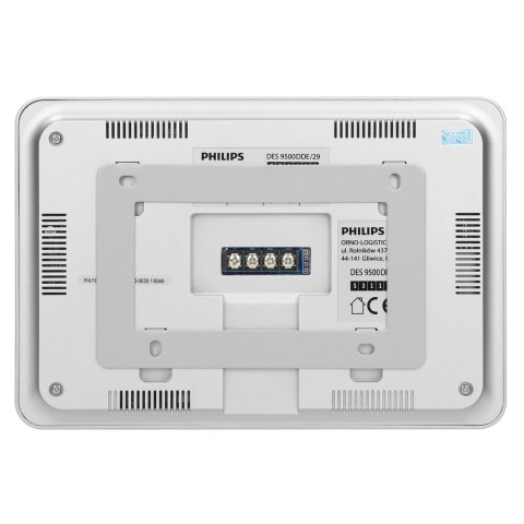 Monitor Philips WelcomeEye AddComfort do rozbudowy zestawów z serii WelcomeEye Comfort, 7" ekran, sterowanie bramą, interkom