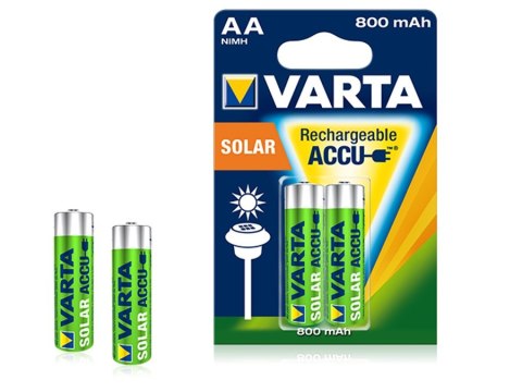 1x Akumulator R-06 AA 800mAh NiMH Varta solar