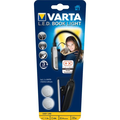 Latarka LED do czytania książek Varta Book Light