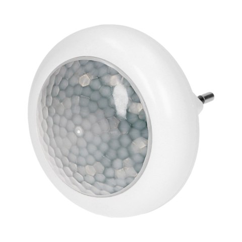 Lampka nocna LED z czujnikiem ruchu i zmierzchu, 120°, 8xLED, 40lm, 6500K