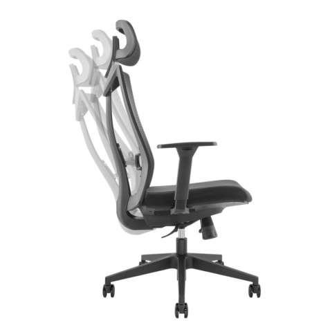 Fotel biurowy ergonomiczny premium z wysokim oparciem Ergo Office, max 150kg, ER-414