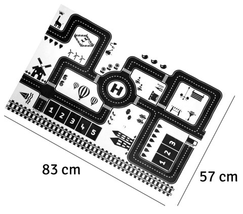 ZA305B Mata podłogowa do zabawy 83x57