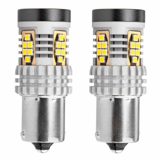 Żarówki led canbus 3020 24smd 1156 ba15s p21w r10w r5w white 12v 24v amio-02797