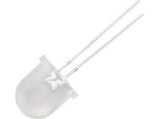 6018# Dioda led 12mm (niebieska clear)