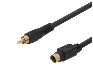 8691# Przyłącze wtyk svhs-1rca 5m