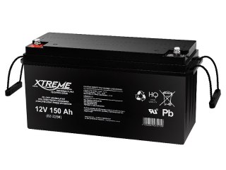 82-225# Akumulator żelowy 12v/150ah xtreme szer.485mmxwys.245mmxgł.170mm