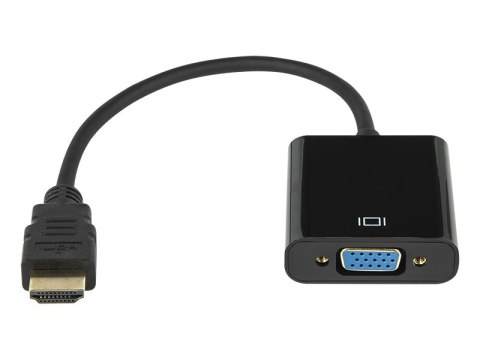 92-120# Przejście hdmi wtyk-vga gniazdo+gniazdo 3,5+gniazdo micro+kabel