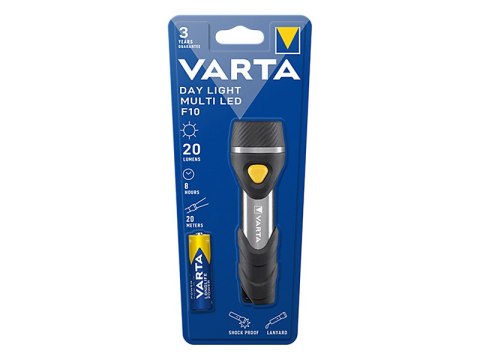 71-340# Latarka ręczna f10 varta day light multi led 5 x 5mm led