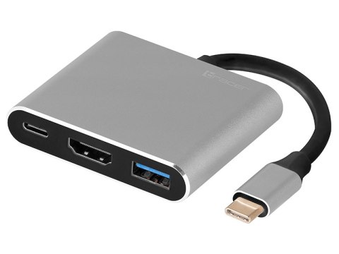 ADAPTER TRACER A-1, USB-C, HDMI 4K, USB 3.0, PDW 100W