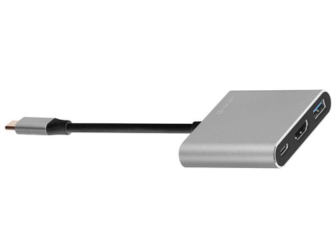 ADAPTER TRACER A-1, USB-C, HDMI 4K, USB 3.0, PDW 100W