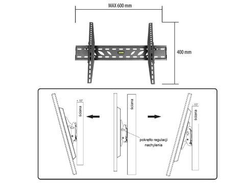 Uchwyt LED\LCD TRACER Wall 660 (32"-60")