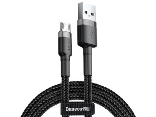 BASEUS Cafule Micro USB cable 2.4A 0,5m (CAMKLF-AG1) gray + black