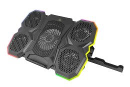 EGC107 Esperanza podstawka chłodząca gaming pod notebook led rgb breva