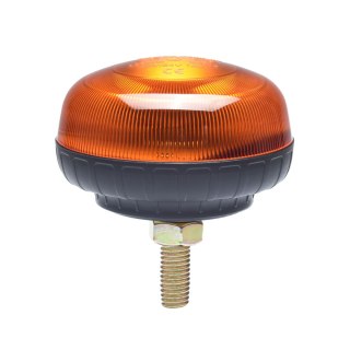 Lampa ostrzegawcza błyskowa mini kogut 18 led śruba r65 r10 12v 24v w21sb amio-02923