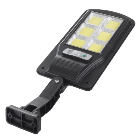 Solarna lampa uliczna LED z czujnikiem ruchu i pilotem Maclean IP54, 4W, 400lm, 6500K, Li-ion 1200 mAh, 3 tryby pracy MCE446