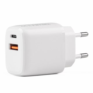 Ładowarka sieciowa pro-09 usb + usb-c 20w quick charge 230v amio-02935