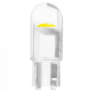 Żarówka led standard clear white t10 w5w 12v biała 100 szt amio-02955