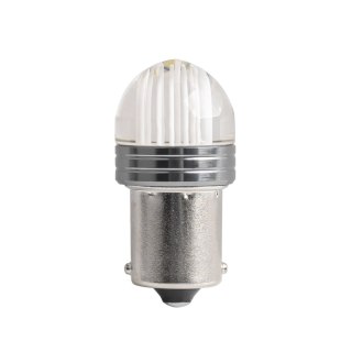 Żarówki led standard p21w 9smd 12v clear white 100 szt amio-02954